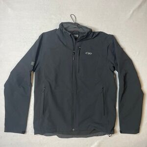 Outdoor Research‎ OR Softshell Jacket Mens XL Gray Full Zip Hiking